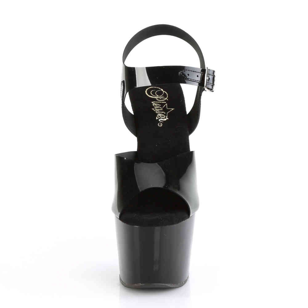 Pleaser - ADORE708N Ankle strap sandal, Pole dance shoes - Pole dance shoes - Black
